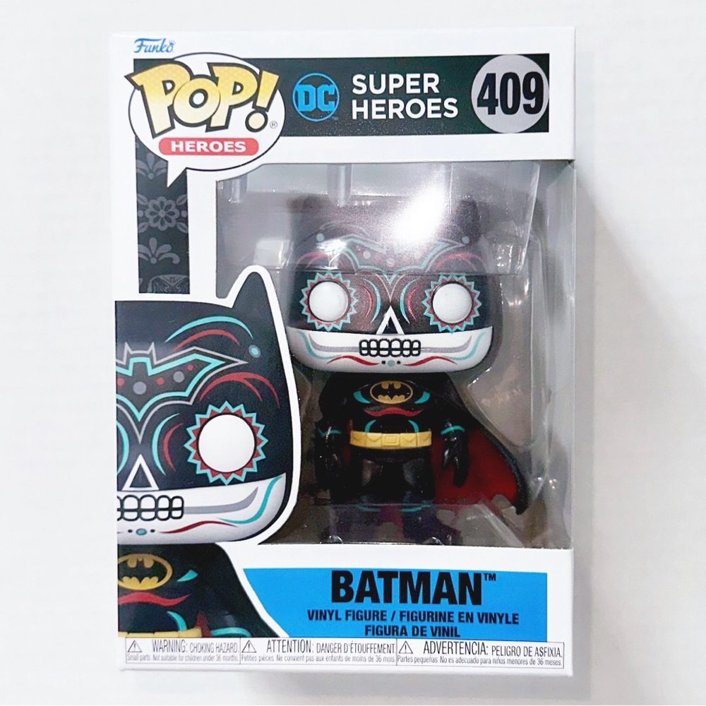 New In Box - Batman Pop! Super Heroes Dia De Los Muertos Funko 409